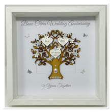 Load image into Gallery viewer, 36th Bone China 36 Years Wedding Anniversary Frame - Message