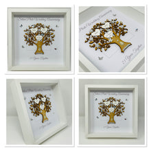 Load image into Gallery viewer, 23rd Silver Plate 23 Years Wedding Anniversary Frame - Message