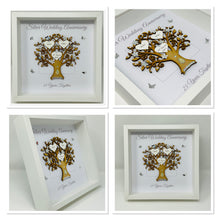 Load image into Gallery viewer, 25th Silver 25 Years Wedding Anniversary Frame - Message
