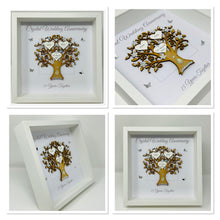Load image into Gallery viewer, 15th Crystal 15 Years Wedding Anniversary Frame - Message