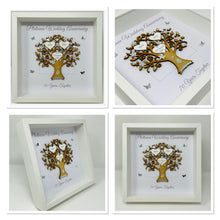 Load image into Gallery viewer, 70th Platinum 70 Years Wedding Anniversary Frame - Message
