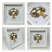 Load image into Gallery viewer, 5th Wood 5 Years Wedding Anniversary Frame - Message