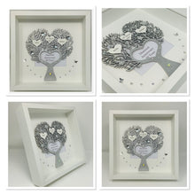 Load image into Gallery viewer, 60th Diamond 60 Years Wedding Anniversary Frame - Heart Tree Metallic