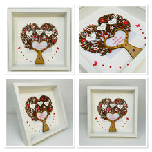 Load image into Gallery viewer, 40th Ruby 40 Years Wedding Anniversary Frame - Heart Tree