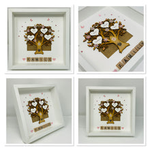 Load image into Gallery viewer, Scrabble Family Tree Frame - Pale Pink