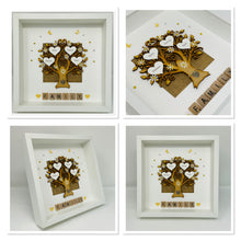 Load image into Gallery viewer, Scrabble Family Tree Frame - Yellow