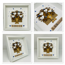 Load image into Gallery viewer, Scrabble Family Tree Frame - Royal Blue