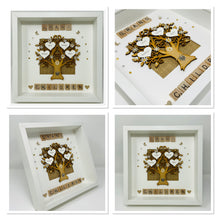 Load image into Gallery viewer, Grandchildren Scrabble Family Tree Frame - Neutral Beige
