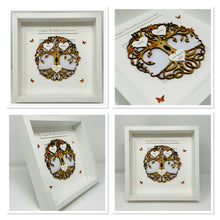 Load image into Gallery viewer, 22nd Copper & Black 22 Years Wedding Anniversary Frame - Tree Of Life