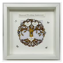 Load image into Gallery viewer, 60th Diamond 60 Years Wedding Anniversary Frame - Tree Of Life