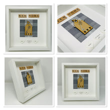 Load image into Gallery viewer, New Home Scrabble Frame - Grey Tartan Gems