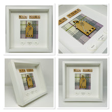 Load image into Gallery viewer, New Home Scrabble Frame - Lilac Tartan Gems