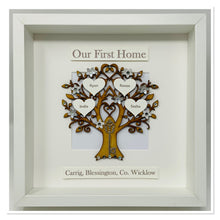 Load image into Gallery viewer, First/New Home Grey & Silver Family Tree Frame