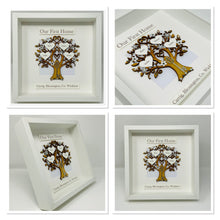 Load image into Gallery viewer, First/New Home Grey & Silver Family Tree Frame