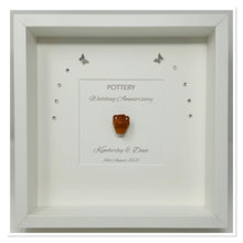 Load image into Gallery viewer, 9th Pottery 9 Years Wedding Anniversary Frame - Traditional