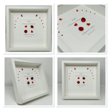 Load image into Gallery viewer, 40th Ruby 40 Years Wedding Anniversary Frame - Traditional