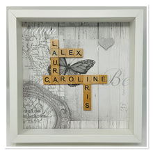 Load image into Gallery viewer, Scrabble Tile Frame - Map