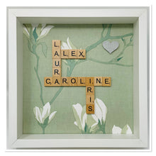 Load image into Gallery viewer, Scrabble Tile Frame - Green Magnolia