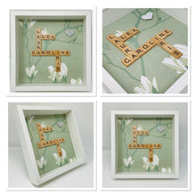 Load image into Gallery viewer, Scrabble Tile Frame - Green Magnolia