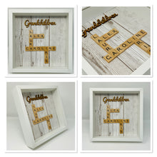 Load image into Gallery viewer, Grandchildren Scrabble Tile Frame - Wood Effect