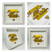 Load image into Gallery viewer, 50th Golden 50 Years Wedding Anniversary Frame - Branch