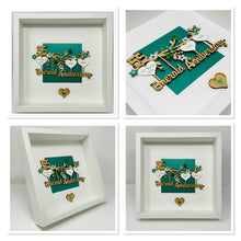 Load image into Gallery viewer, 55th Emerald 55 Years Wedding Anniversary Frame - Branch