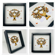 Load image into Gallery viewer, 7th Copper & Black 7 Years Wedding Anniversary Frame - Classic