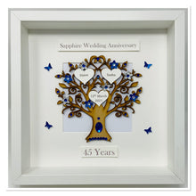 Load image into Gallery viewer, 45th Sapphire 45 Years Wedding Anniversary Frame - Classic