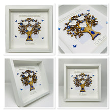 Load image into Gallery viewer, 65th Blue Sapphire 65 Years Wedding Anniversary Frame - Classic