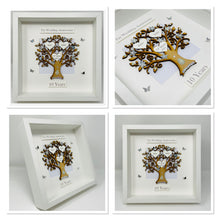 Load image into Gallery viewer, 10th Tin 10 Years Wedding Anniversary Frame - Classic