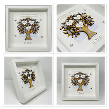 Load image into Gallery viewer, 11th Steel 11 Years Wedding Anniversary Frame - Classic