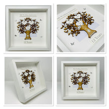 Load image into Gallery viewer, 12th Silk 12 Years Wedding Anniversary Frame - Classic