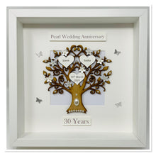 Load image into Gallery viewer, 30th Pearl 30 Years Wedding Anniversary Frame - Classic