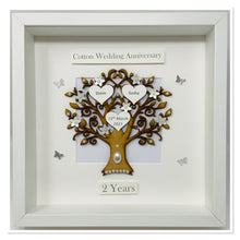 Load image into Gallery viewer, 2nd Cotton 2 Years Wedding Anniversary Frame - Classic
