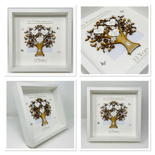 Load image into Gallery viewer, 13th Lace 13 Years Wedding Anniversary Frame - Classic