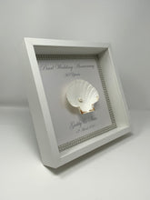 Load image into Gallery viewer, Oyster Shell 30th Pearl 30 Years Wedding Anniversary Frame