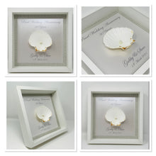 Load image into Gallery viewer, Oyster Shell 30th Pearl 30 Years Wedding Anniversary Frame