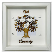 Load image into Gallery viewer, 34th Opal 34 Years Wedding Anniversary Frame - Wooden