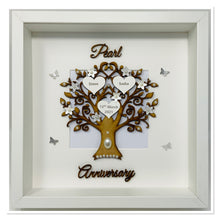 Load image into Gallery viewer, 30th Pearl 30 Years Wedding Anniversary Frame - Wooden
