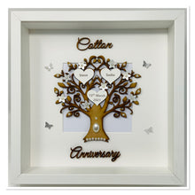 Load image into Gallery viewer, 2nd Cotton 2 Years Wedding Anniversary Frame - Wooden