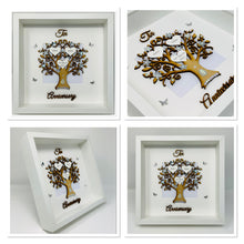 Load image into Gallery viewer, 10th Tin 10 Years Wedding Anniversary Frame - Wooden