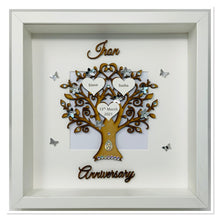 Load image into Gallery viewer, 6th Iron 6 Years Wedding Anniversary Frame - Wooden