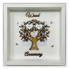 Load image into Gallery viewer, 5th Wood 5 Years Wedding Anniversary Frame - Wooden