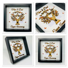 Load image into Gallery viewer, 7th Copper & Black 7 Years Wedding Anniversary Frame - Mum & Dad