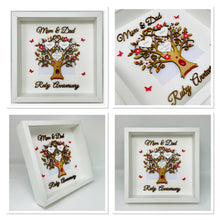 Load image into Gallery viewer, 40th Ruby 40 Years Wedding Anniversary Frame - Mum & Dad