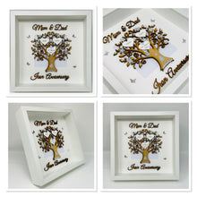 Load image into Gallery viewer, 6th Iron 6 Years Wedding Anniversary Frame - Mum & Dad
