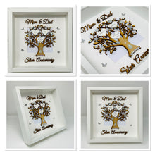 Load image into Gallery viewer, 25th Silver 25 Years Wedding Anniversary Frame - Mum & Dad