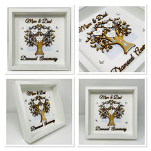 Load image into Gallery viewer, 60th Diamond 60 Years Wedding Anniversary Frame - Mum & Dad