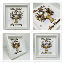 Load image into Gallery viewer, 14th Ivory 14 Years Wedding Anniversary Frame - Mum & Dad