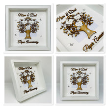 Load image into Gallery viewer, 1st Paper 1 Year Wedding Anniversary Frame - Mum & Dad